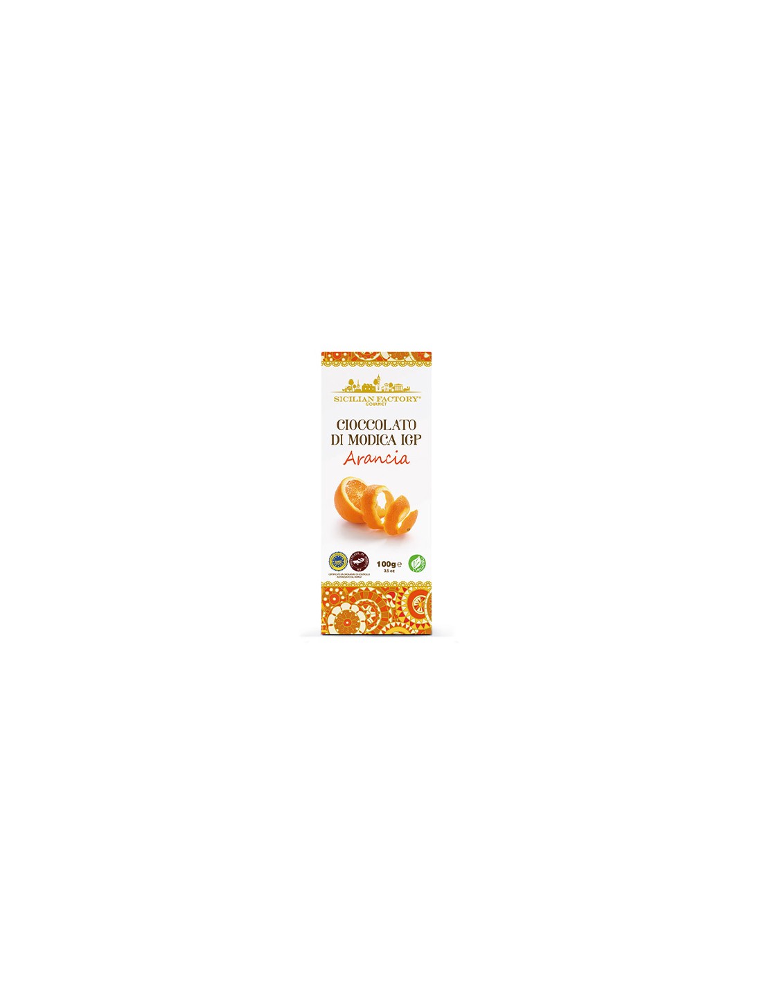 Modica Chocolate Pgi Orange Gr Sicilian