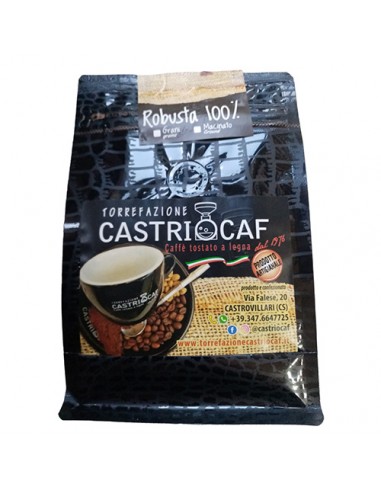 Café Robusta en Grano 250 gr Castriocaf