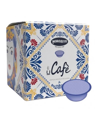 Capsule Linea U Café compatibile A Modo Mio 50 pz Morosito