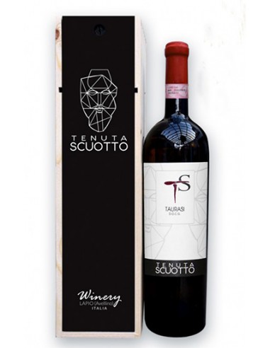 Taurasi DOCG 1,5 lt in cassa di legno Tenuta Scuotto