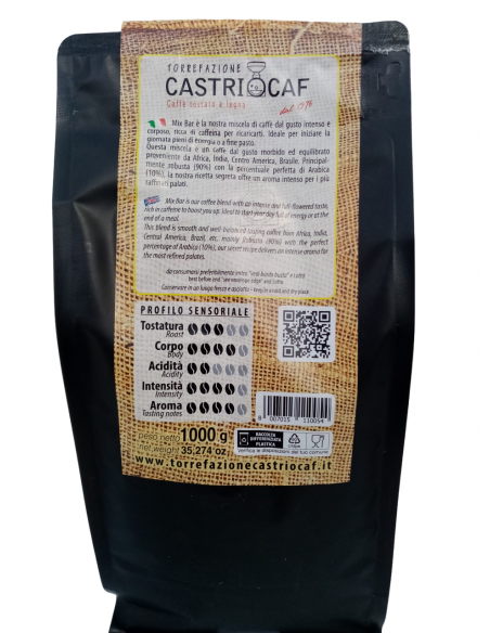 Barre de mélange de grains de café 1 kg Castriocaf