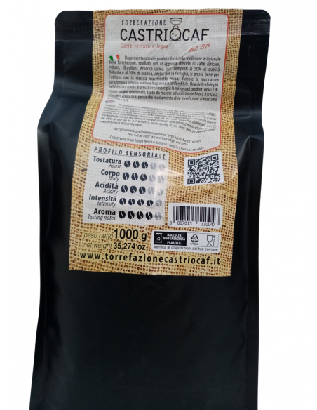 Mélange de grains de café Famille 1 kg Castriocaf