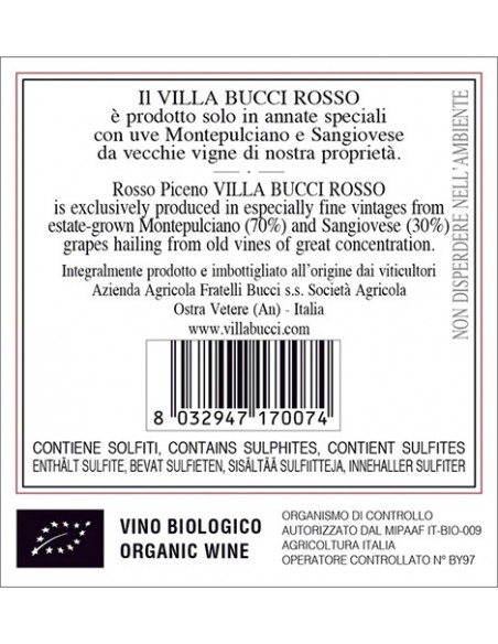 Villa Bucci DOC Riserva Bio 75 cl Villa Bucci