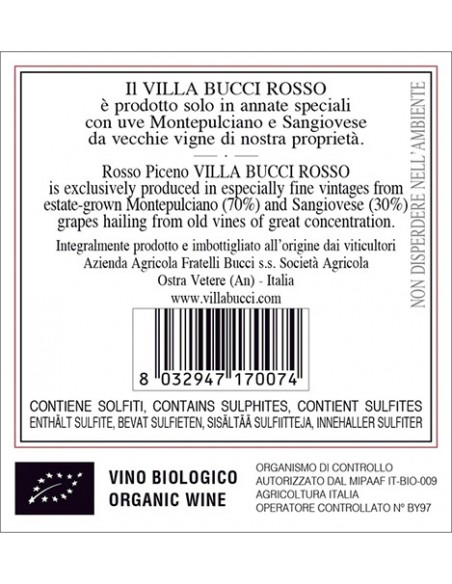 Villa Bucci Reserva 75 cl Villa Bucci