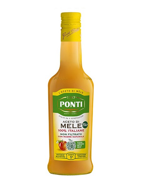 Unfiltered Organic Apple Cider Vinegar 50 cl Ponti