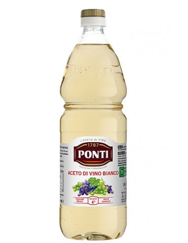 Vinaigre de vin blanc 1 lt Ponti