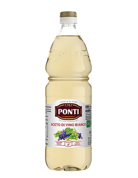 Vinaigre de vin blanc 1 lt Ponti