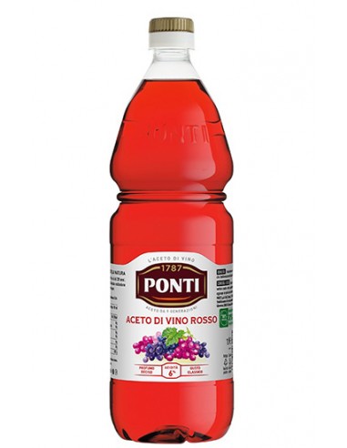 Aceto di Vino Rosso 1 lt Ponti