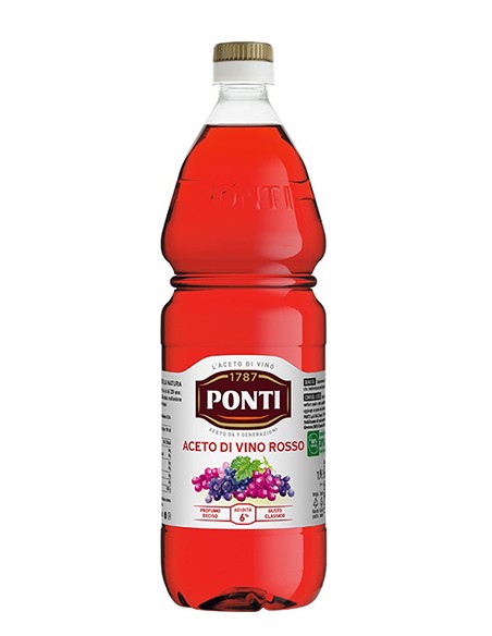 Aceto di Vino Rosso 1 lt Ponti