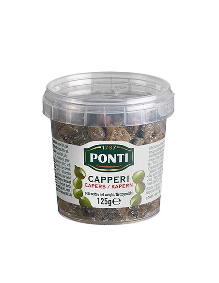 Alcaparras en Sal 125 gr Ponti