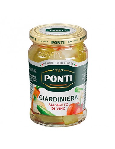 Giardiniera au vinaigre de vin 290 gr Ponti