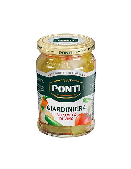 Giardiniera au vinaigre de vin 290 gr Ponti