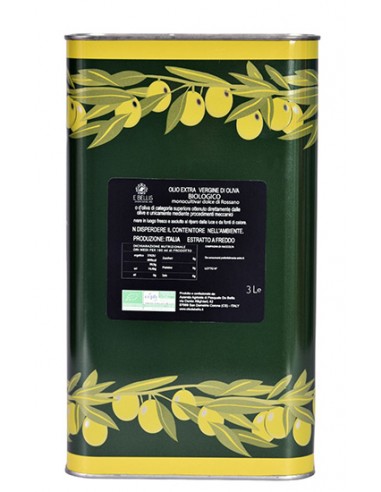 Extra Virgin Sweet Olive Oil from Rossano 3 lt De Bellis