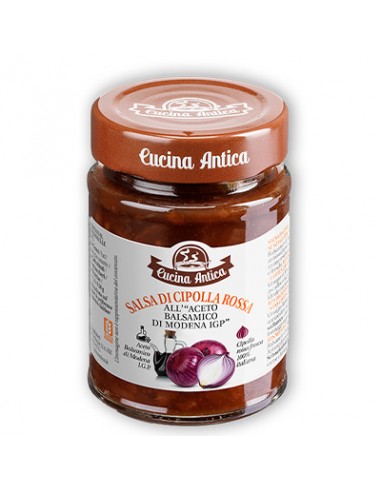 Red Onion Sauce with Balsamic Vinegar 190 gr Cucina Antica