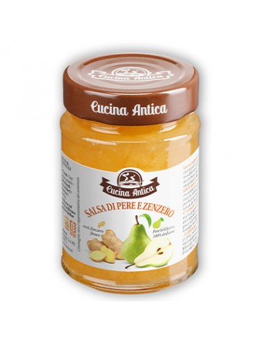 Pear and Ginger Sauce 210 gr Cucina Antica