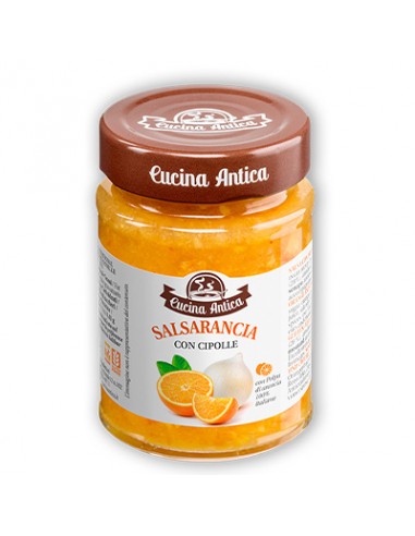 Salsa de naranja con cebolla 210 gr Cucina Antica