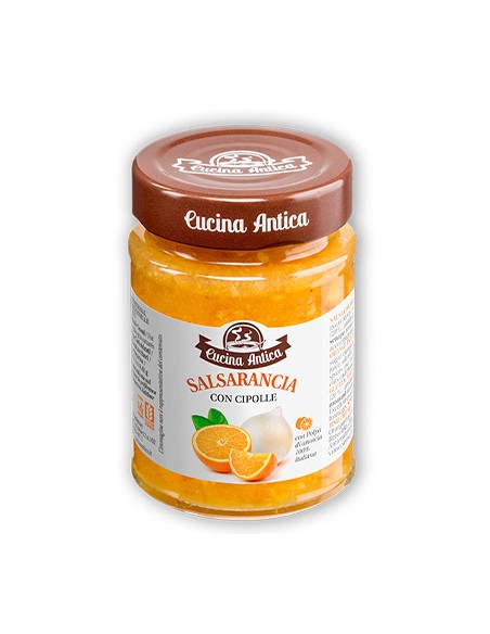 Salsa de naranja con cebolla 210 gr Cucina Antica