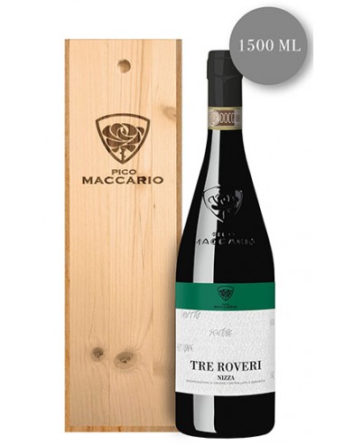 Tre Roveri Nizza DOCG Wooden box 1,5 lt P M