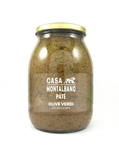 Paté Olive Verdi in Olio Extra Vergine di Oliva 950 gr Casa