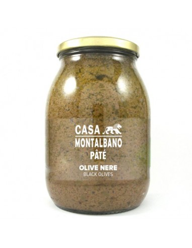 Paté Olive Nere in Olio Extra Vergine di Oliva 950 gr Casa