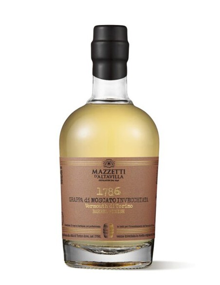 1786 Grappa di Moscato Cask Finish 50 cl Mazzetti