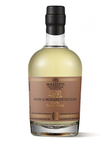 1820-21 Grappa di Moscato Cask Finish 50 cl Mazzetti