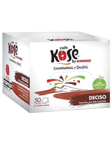 Caffè Kosè Deciso-Schoten 50 pz Kimbo