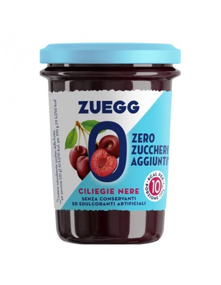 Cerises noires sans sucre 220 gr Zuegg