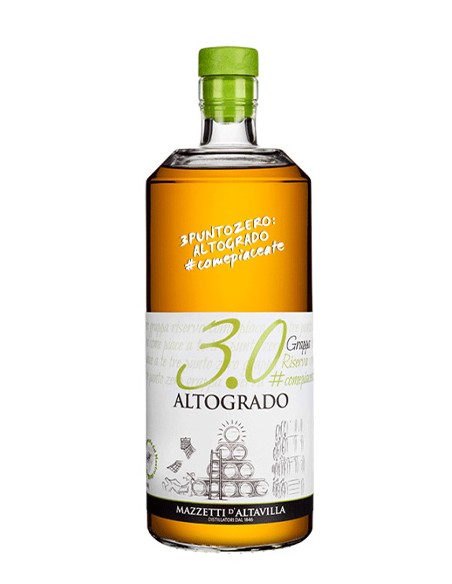 Grappa 3.0 Altogrado 70 cl Mazzetti