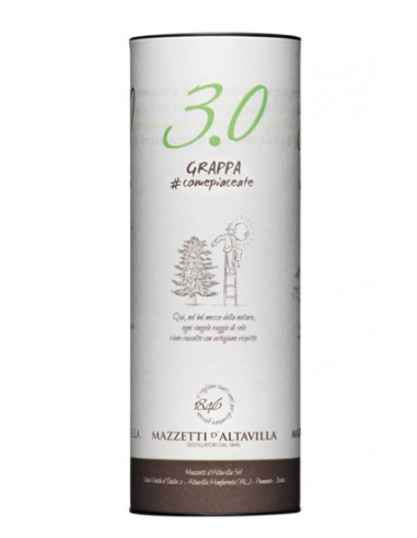 Grappa 3.0 Barricata Cilindro 70 cl Mazzetti