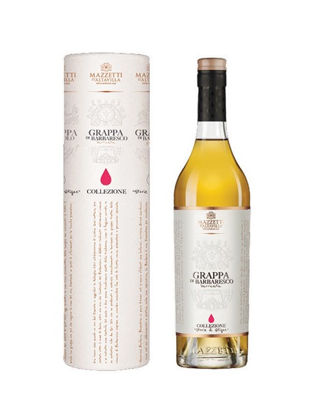 Grappa di Barbaresco Barricata Cilindro 70 cl Mazzetti