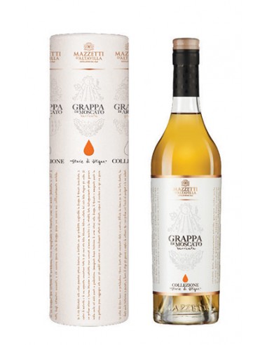 Grappa di Moscato Barricata Cilindro 70 cl Mazzetti