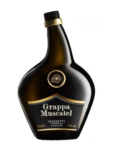 Grappa au muscat en sac 70 cl Mazzetti