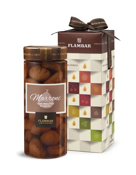 Chestnuts with Brandy and Cocoa 760 gr Mazzetti