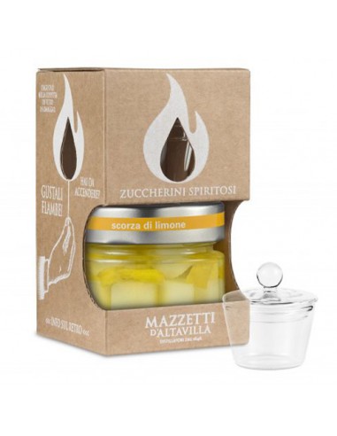 Spirituous Sugars Lemon Zest 150 gr Mazzetti