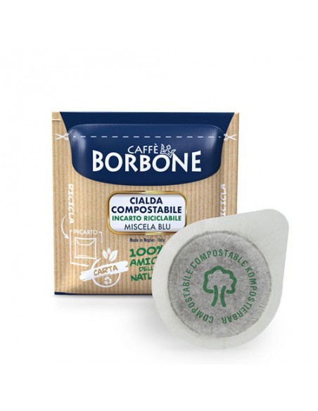 Coffee in Compostable Pods 50 pz Caffè Borbone