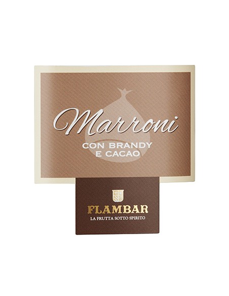 Marroni con Brandy e Cacao 760 gr Mazzetti