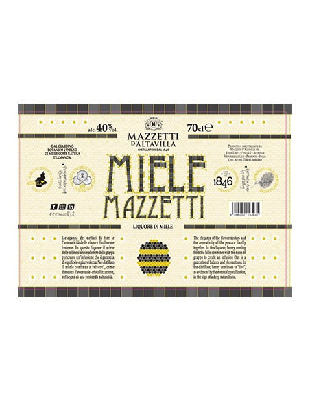 Honey 70 cl Mazzetti