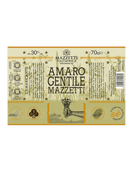 Amaro Gentile 70 cl Mazzetti