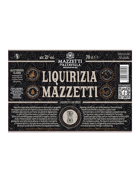 Licorice 70 cl Mazzetti