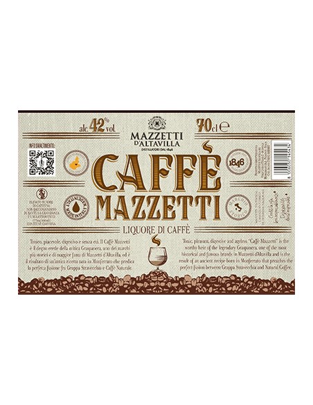 Caffè Cilindro 70 cl Mazzetti