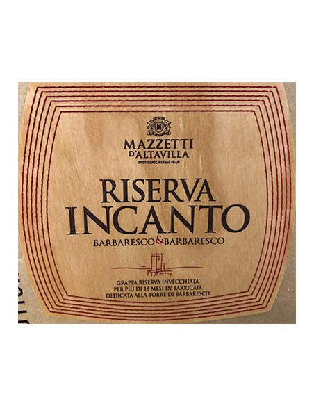 Riserva Incanto Cassetta 70 cl Mazzetti