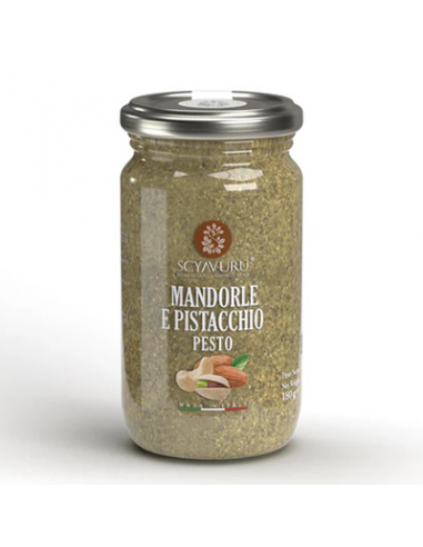 Pesto d'amandes et de pistaches 160 gr Scyavuru