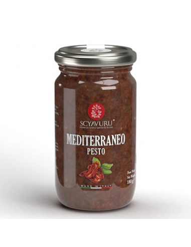 Pesto Mediterráneo 160 gr Scyavuru