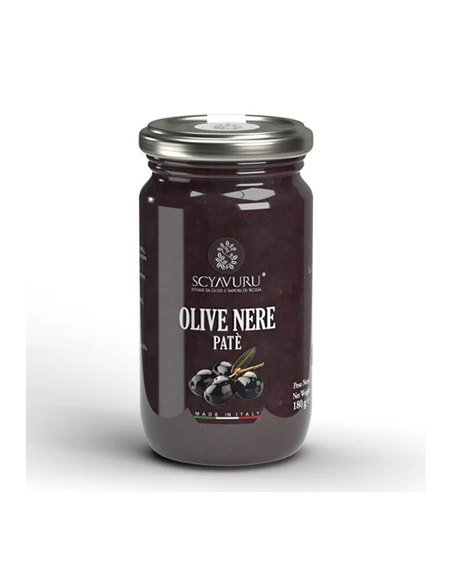 Pâté d'Olives Noires 160 gr Scyavuru