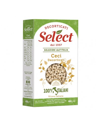 Garbanzos pelados 400 gr Select