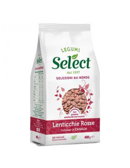 Lentejas rojas 400 gr Select