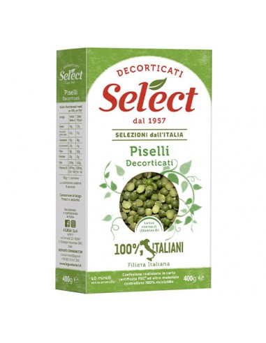 Shelled peas 400 gr Select