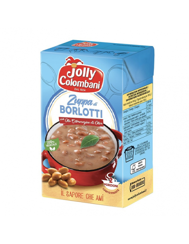 Zuppa di Borlotti 500 gr Jolly Colombani