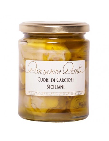 Coeurs d'artichauts siciliens 270 gr Conserve Conti